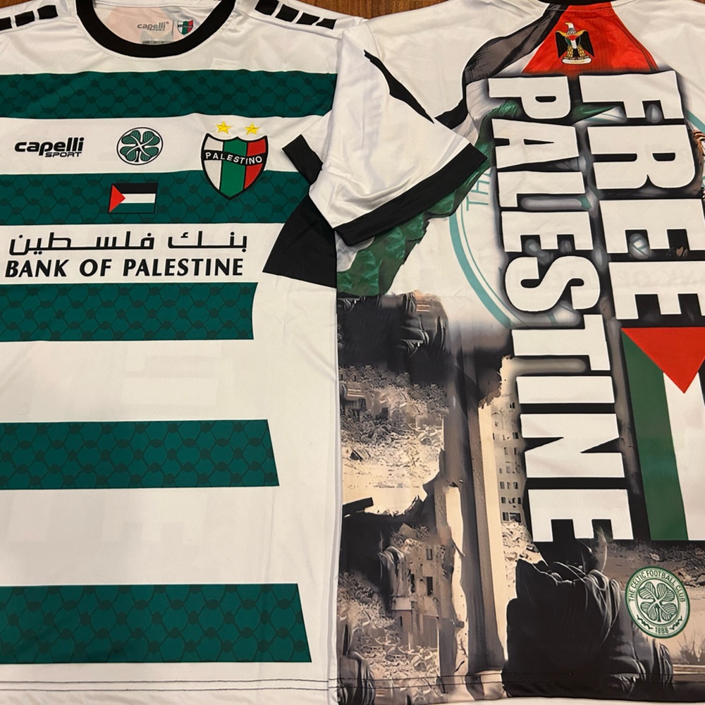 Capelli brand CHILE CLUB DEPORTIVO PALESTINO FREE PALESTINE JERSEY M,XL,2XL New